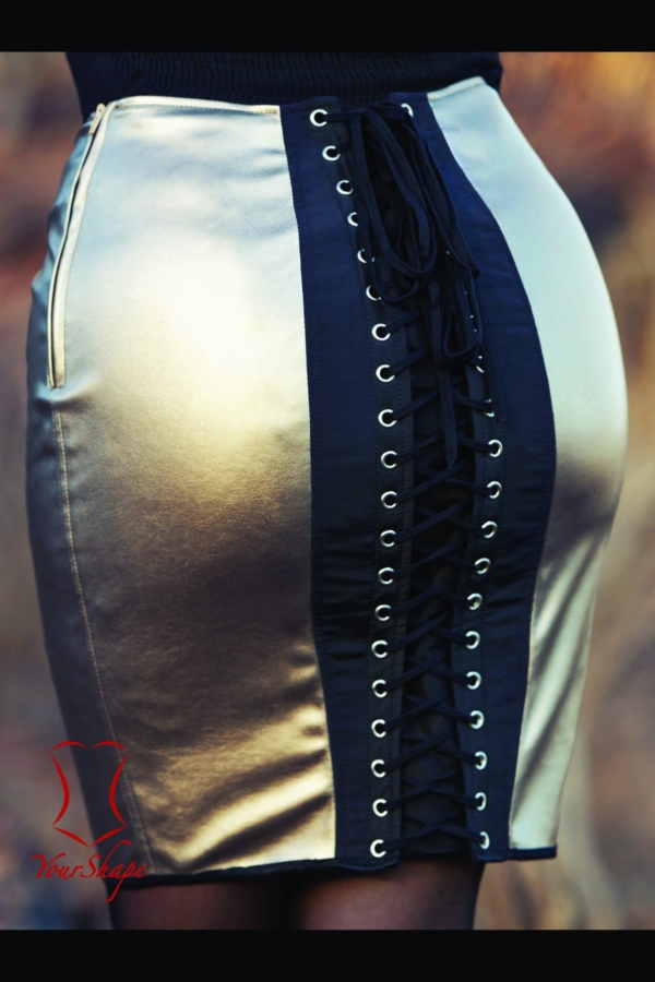 Rock mit Schnürung kurz